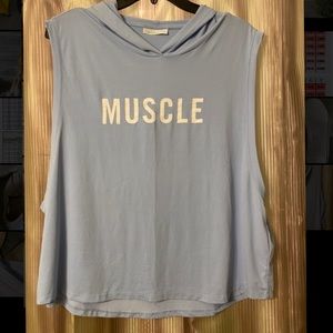 Barbella Box Hooded Muscle Tank